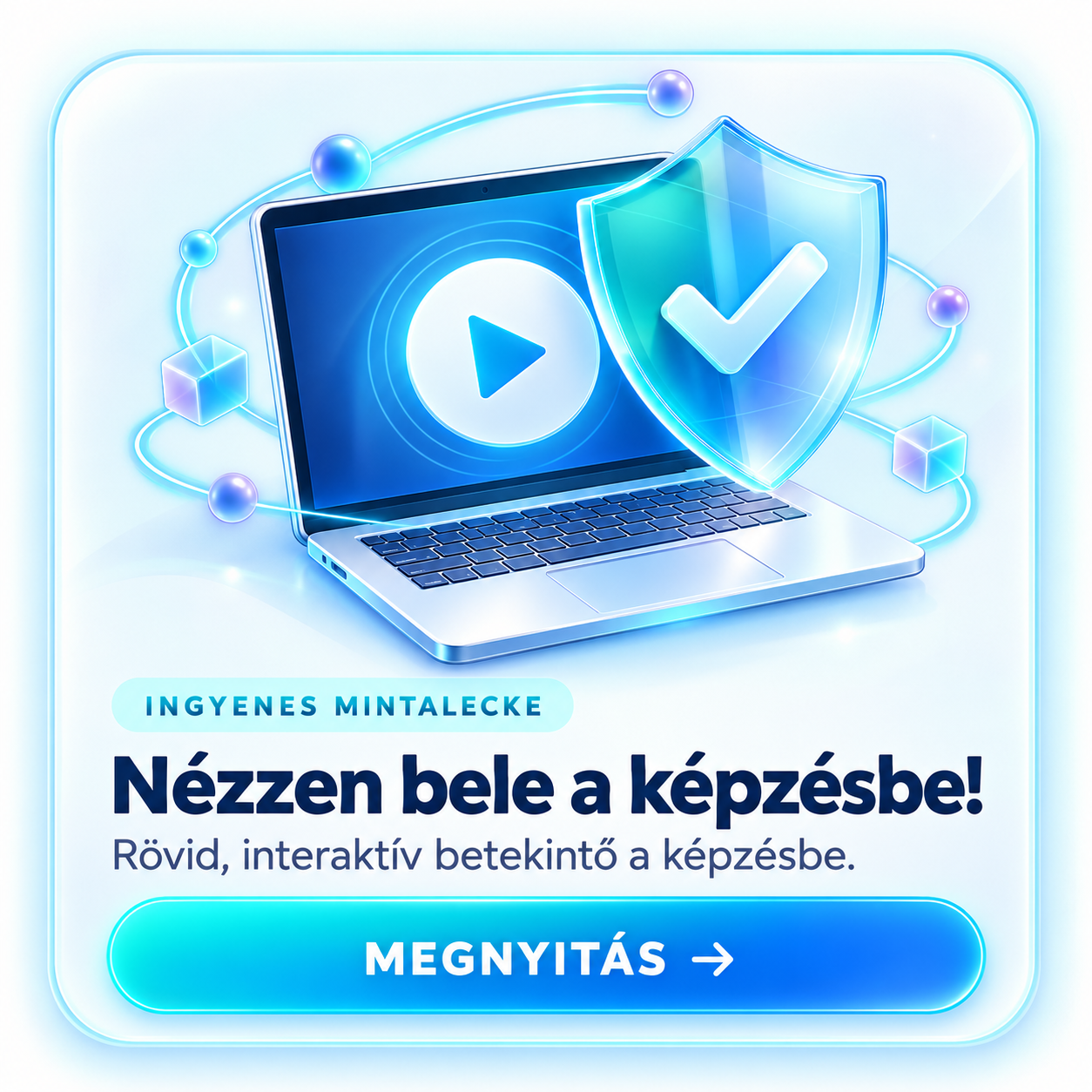 Ingyenes mintalecke – Nézzen bele a képzésbe!